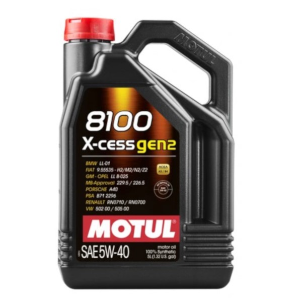 Olej Motul 8100 X-CESS gen-2 5W/40 5L