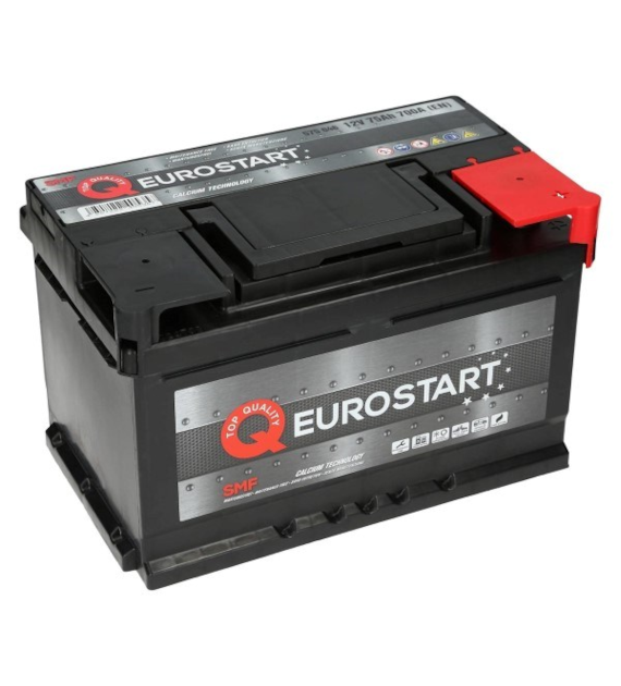 Akumulator Eurostart Ah  75 /700A-12V P+
