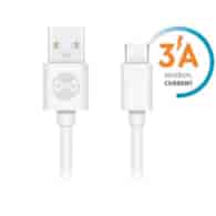 AKC.Forever kabel USB - USB-C 1.0m 3A biały *GSM106364*