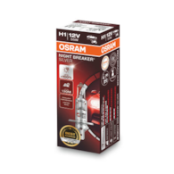 Żarówka 12V H1  55W Osram NIGHT BREAKER SILVER +100% (składane pudełko) 1szt