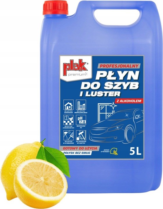 Atas Płyn PLAK  do mycia szyb i luster 5L