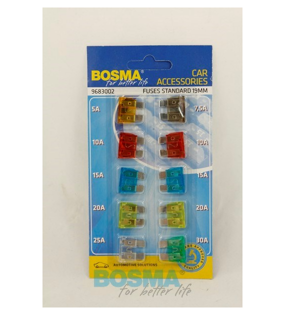 Bezpiecznik  płytkowe kpl. Bosma *2591*