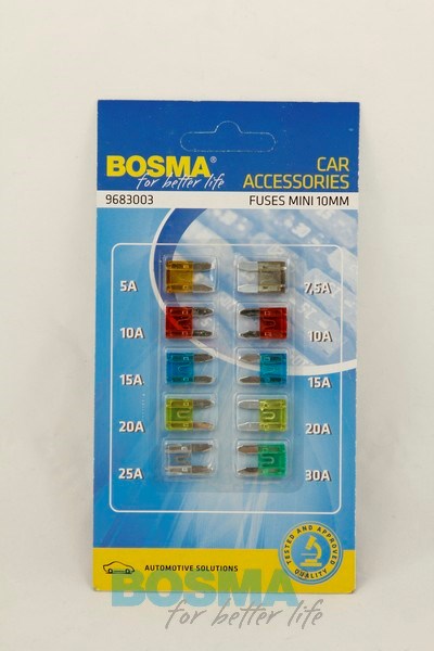 Bezpiecznik  płytkowe mini kpl *2614* Bosma