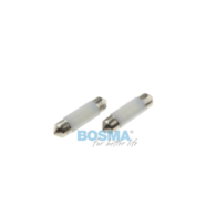 Żarówka 12V Bosma rurka 10x36mm 6x LED SMD3014 SV8,5 WHITE 6000K CANBUS 2szt *5080*