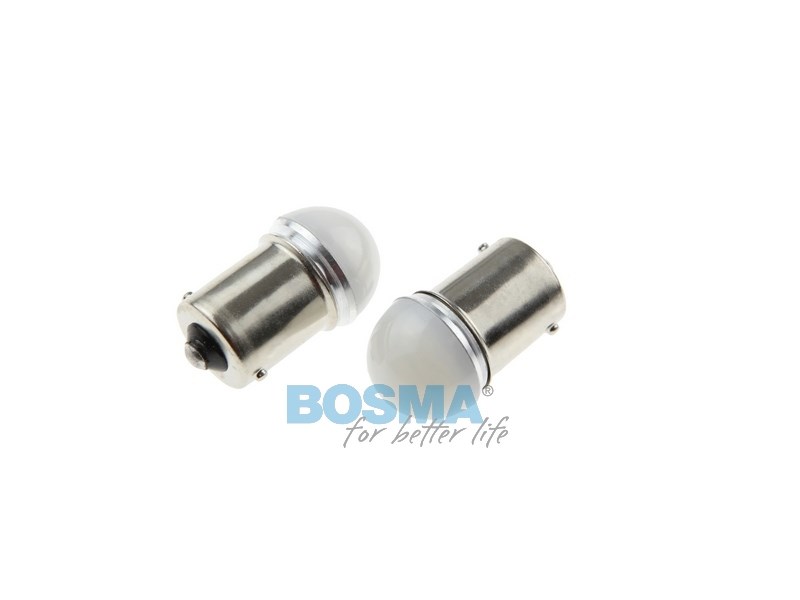 Żarówka 12V Bosma Ba15s  6x LED SMD2835 BA15s WHITE 6000K CANBUS 2szt *6490*