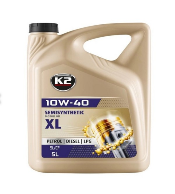 Olej K2 TEXAR 10W/40 5L semi XL  SL/CF CF-4  op.3szt. (O2045E)
