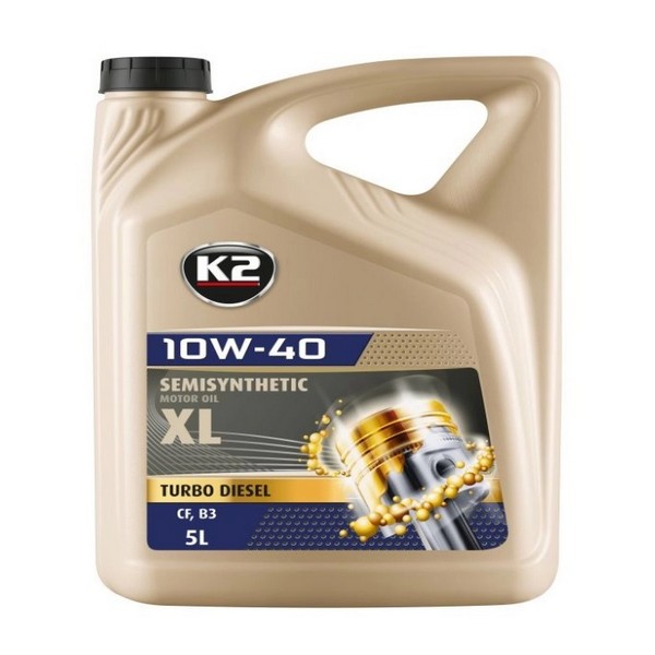 Olej K2 TEXAR 10W/40 TD 5L semi XL  SL/CF CF-4  op.3szt. (O2055E)