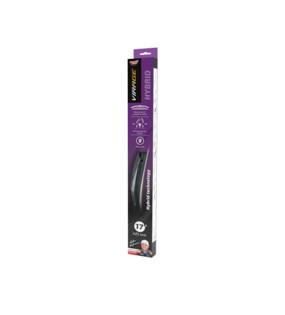 Pióro wycieraczki . VIRAGE Hybryd 17'/425mm +9 ADAPTERÓW (92-H17)