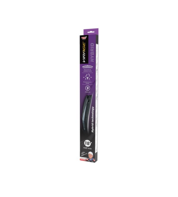 Pióro wycieraczki . VIRAGE Hybryd 18'/450mm +9 ADAPTERÓW (92-H18)