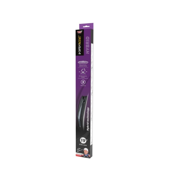 Pióro wycieraczki . VIRAGE Hybryd 19'/475mm +9 ADAPTERÓW (92-H19)