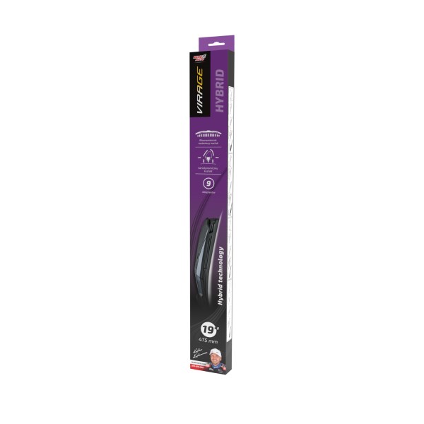 Pióro wycieraczki . VIRAGE Hybryd 19'/475mm +9 ADAPTERÓW (92-H19)
