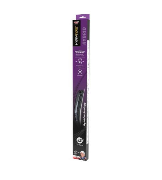 Pióro wycieraczki . VIRAGE Hybryd 22'/550mm +9 ADAPTERÓW (92-H22)