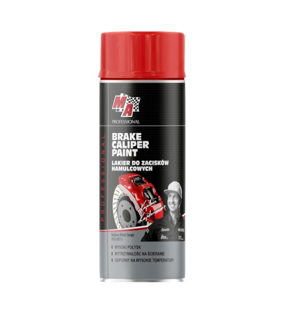 MA PRO Brake Caliper Lakier do zacisków hamulcowych CZERWONY spray 400ml 20-B33
