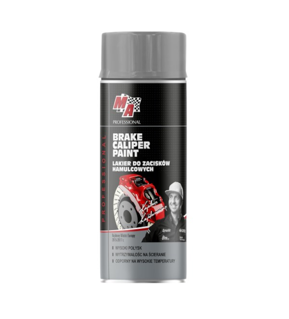 MA PRO Brake Caliper Lakier do zacisków hamulcowych SREBRNY spray 400ml 20-B36