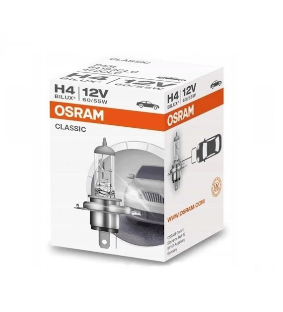 Żarówka 12V H4  60/55W P43 OSRAM Classic 1szt