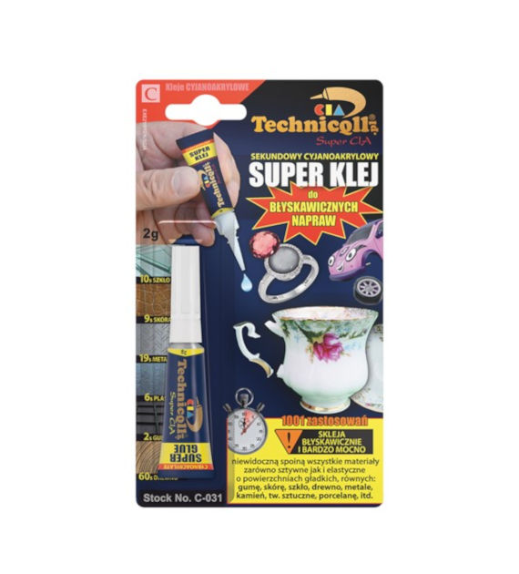 TECHNICQLL- Klej Sekundowy 2g