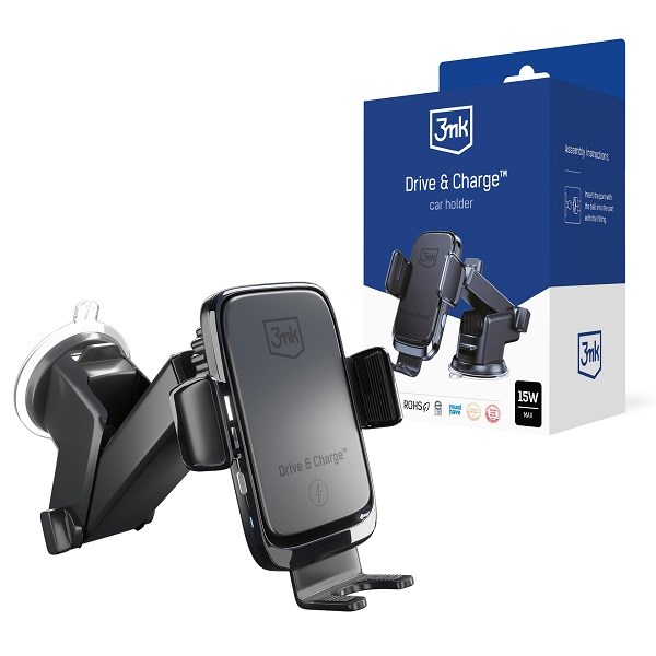 AKC. 3MK Uchwyt samochodowy Drive & Charge