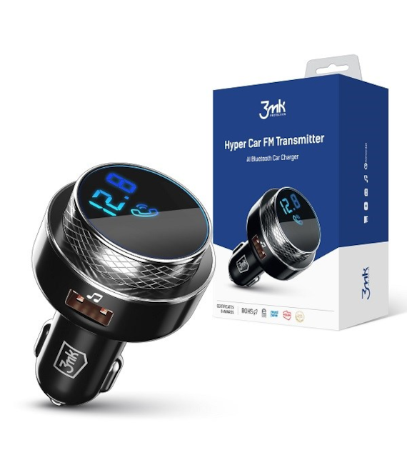AKC. 3MK Transmiter Samochodowy Hyper Car FM Transmitter