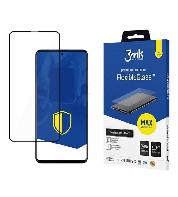 AKC. 3MK Szkło FlexibleGlass Max Samsung Galaxy A51/A52 4G/5G A52s 5G Black