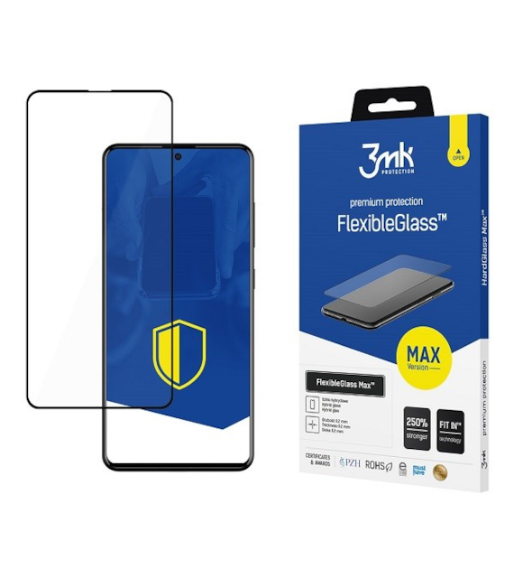 AKC. 3MK Szkło FlexibleGlass Max Samsung Galaxy A51/A52 4G/5G A52s 5G Black qq