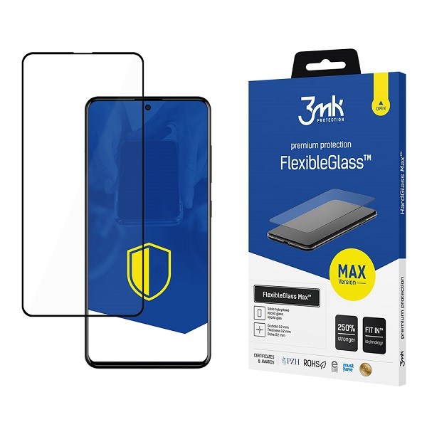 AKC. 3MK Szkło FlexibleGlass Max Samsung Galaxy A51/A52 4G/5G A52s 5G Black qq
