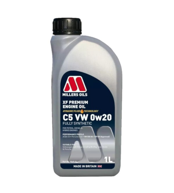 Olej Millers XF Premium C5 VW 0w/20 1l (8049) VW 508 00 / 509 00 , Porsche C20 (8049)