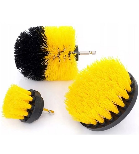 Zestaw szczotek do czyszczenia 3szt. na wiertarkę / wkretarkę *2036*