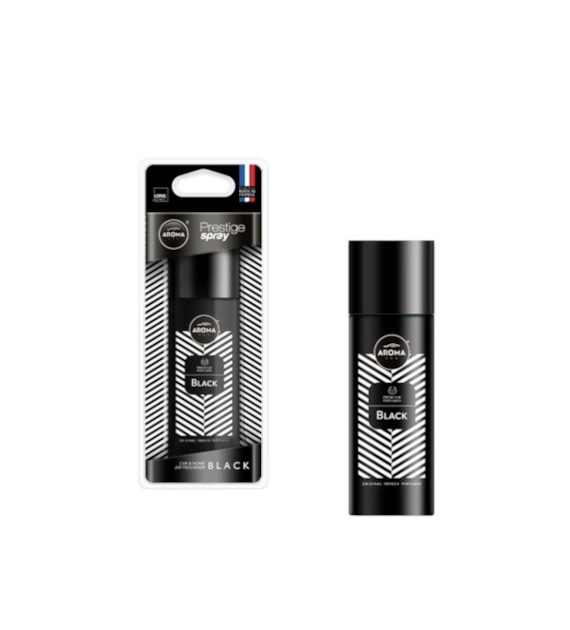 Zapach AROMA CAR Prestige Spray 50ml BLACK *  *925326* (op. 30szt)