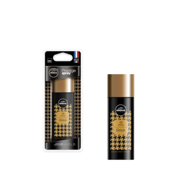 Zapach AROMA CAR Prestige Spray 50ml GOLD  *925333* (op. 30szt)