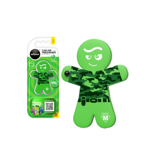 Zapach AROMA CAR Polymer Manny LEMON *026293* (op. 10szt)