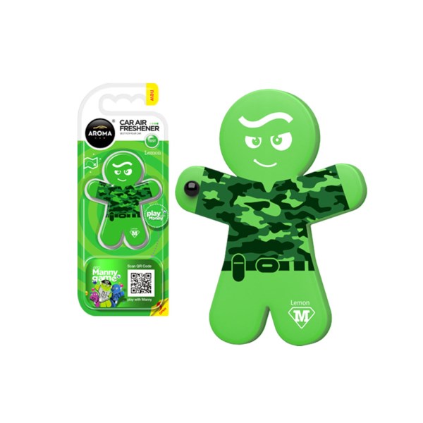 Zapach AROMA CAR Polymer Manny LEMON *026293* (op. 10szt)