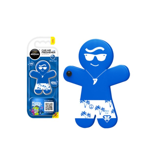 Zapach AROMA CAR Polymer Manny NEW CAR *  *026292* (op. 10szt)