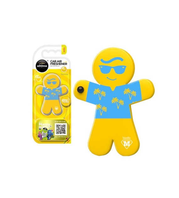 Zapach AROMA CAR Polymer Manny VANILLA *  *026289* (op. 10szt)
