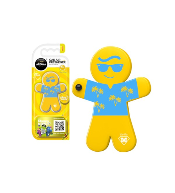 Zapach AROMA CAR Polymer Manny VANILLA *  *026289* (op. 10szt)
