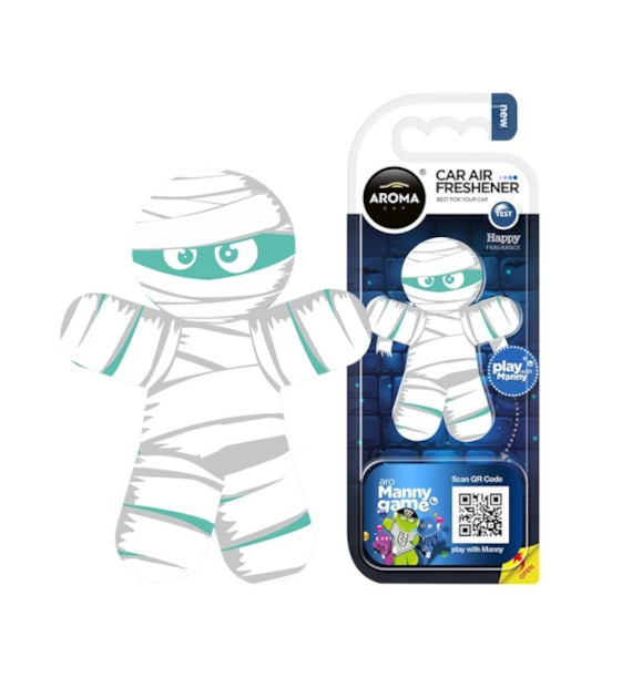Zapach AROMA CAR Polymer Manny MUMMY  *837343* (op. 10szt)