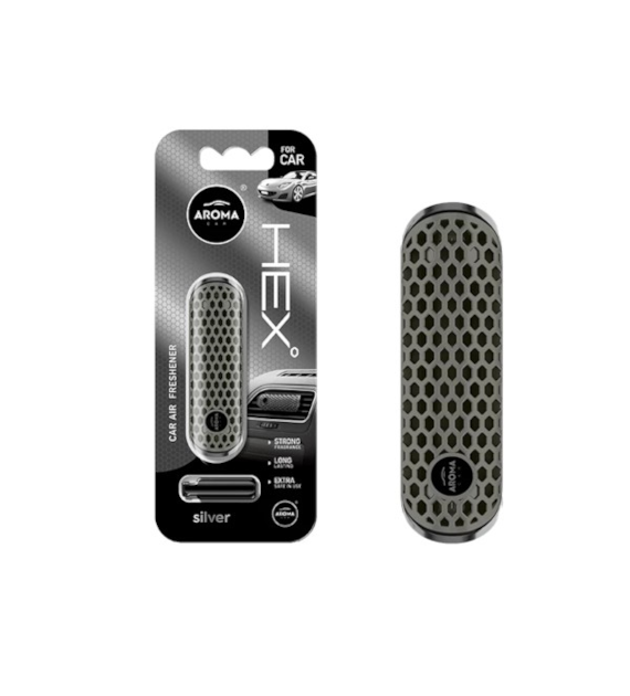 Zapach AROMA CAR HEX SILVER *  *028929* (op. 11szt)