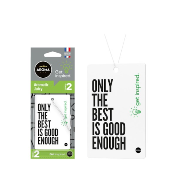 Zapach AROMA CAR Get Inspired AROMATIC JUISY No2  *013392* (op. 24szt)