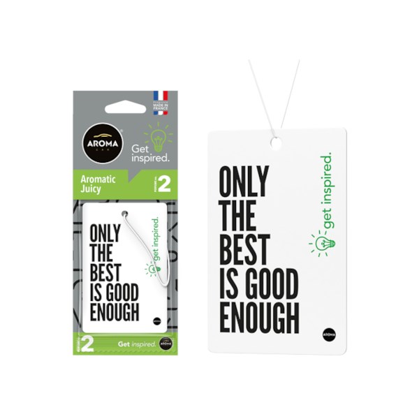 Zapach AROMA CAR Get Inspired AROMATIC JUISY No2  *013392* (op. 24szt)
