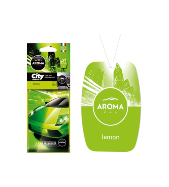 Zapach AROMA CAR Cellulose City LEMON  *927146* (op. 24szt)