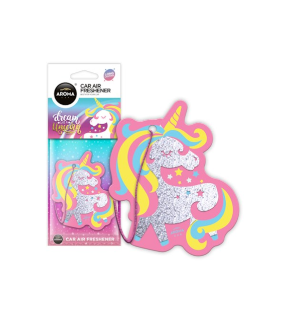 Zapach AROMA CAR Glitter Series Cellulose UNICORN *  *832669* (op. 24szt)