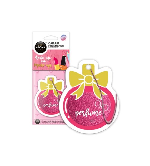 Zapach AROMA CAR Cellulose PINK PERFUME BOTTLE  *832645* (op. 24szt)