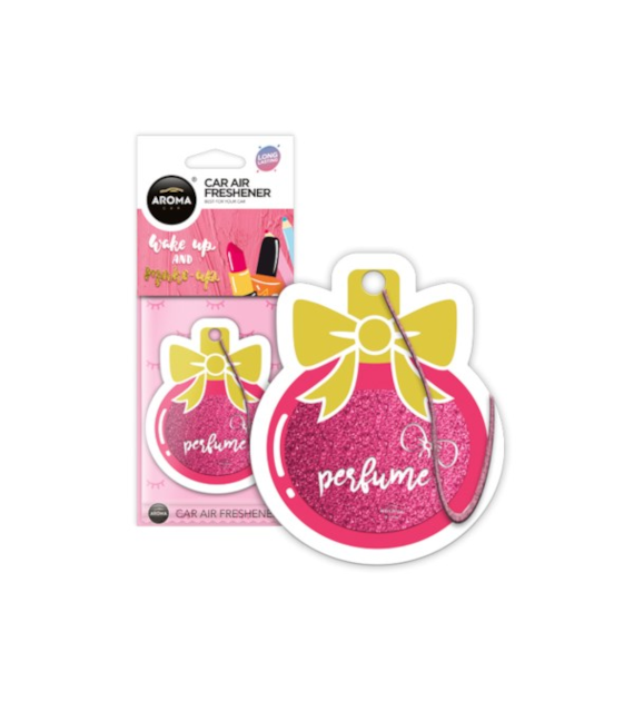 Zapach AROMA CAR Cellulose PINK PERFUME BOTTLE  *832645* (op. 24szt)