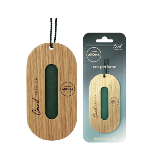 Zapach AROMA CAR Premium Wood Card BOIS DE LUXE  *104535* (op. 12szt) qq