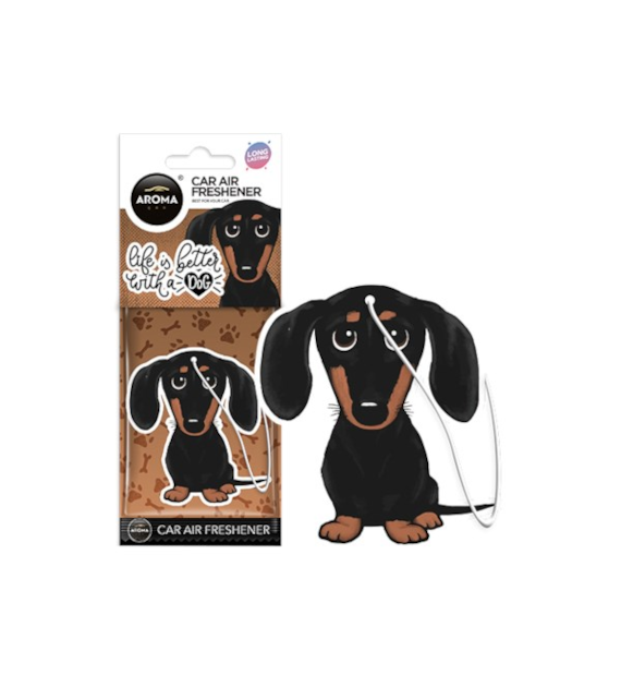 Zapach AROMA CAR Animals Cellulose SAUSAGE DOG ICE PIES JAMNIK  *  *833949* (op. 24szt)