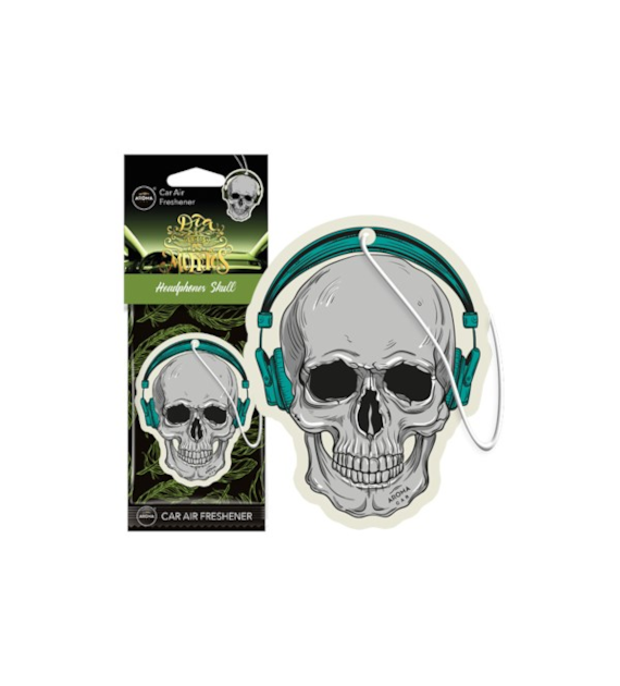 Zapach AROMA CAR Muertos HEADPHONES SKULL *  *832775* (op. 24szt)