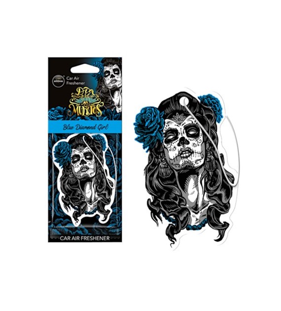 Zapach AROMA CAR Muertos BLUE DIAMOND GIRL *  *108205* (op. 24szt)