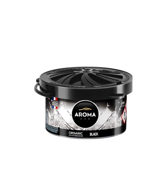 Zapach AROMA CAR Organic BLACK *  *000619* (op. 12szt)