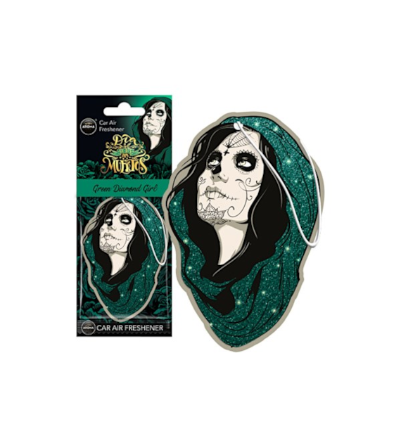 Zapach AROMA CAR Muertos GREEN DIAMOND GIRL *  *832799* (op. 24szt)