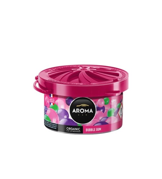 Zapach AROMA CAR Organic BUBBLE GUM *  *000597* (op. 12szt)