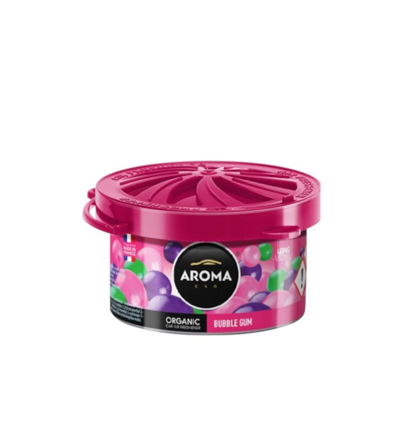 Zapach AROMA CAR Organic BUBBLE GUM *  *000597* (op. 12szt)